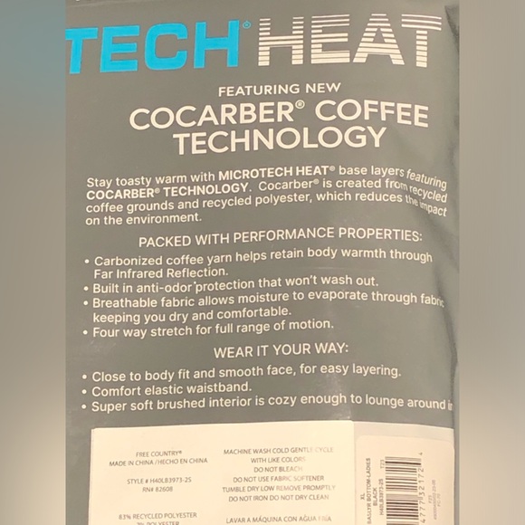 Free Country Microtech Heat Base Layer Pants - 2 Pack - Picture 3 of 5